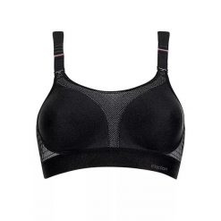 Biustonosz dla kobiet Triumph Triaction Extreme Lite N. Czarne biustonosze sportowe damskie Triumph, bez wzorów, z materiału. Za 296.00 zł.