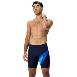 Spodenki pływackie męskie Speedo Hyperboom Jammer. Niebieskie szorty sportowe męskie Speedo, m, na fitness i siłownię. Za 169.99 zł.