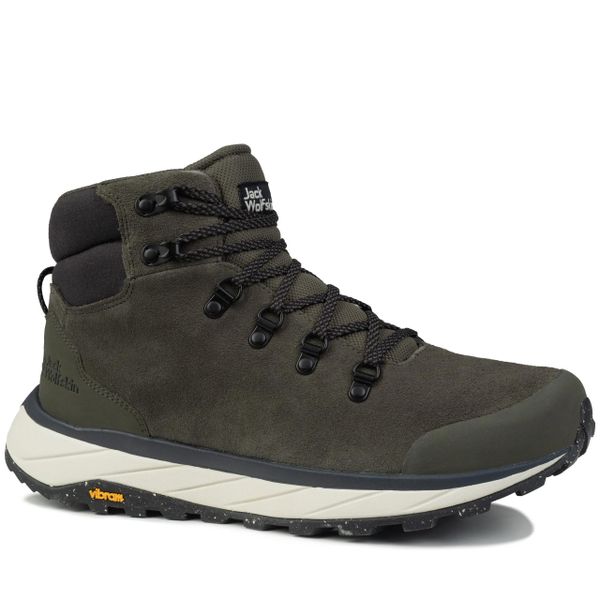 Buty męskie trekkingowe wodoodporne Jack Wolfskin TERRAVENTURE URBAN. Brązowe buty trekkingowe męskie Jack Wolfskin, z materiału, bez zapięcia, trekkingowe. Za 379.00 zł.