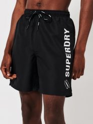 Superdry Szorty kąpielowe w kolorze czarnym rozmiar: L. Czarne szorty sportowe męskie Superdry., l, z materiału, outdoorowe. Za 144.58 zł.