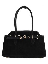 Charm Skórzana torebka w kolorze czarnym - 36 x 20 x 10 cm rozmiar: onesize. Czarne torebki klasyczne damskie Charm, bez wzorów, z materiału, bez dodatków. Za 326.99 zł.