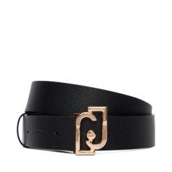 Pasek Liu Jo. Czarne paski damskie Liu Jo, bez wzorów. Za 259.99 zł.