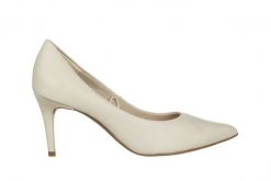 Czółenka Bottero 353701 Off White 523063, Biały, Skóra naturalna - 41. Białe czółenka damskie Bottero, bez wzorów, ze skóry, bez obcasa, na szpilce. W wyprzedaży za 206.10 zł.