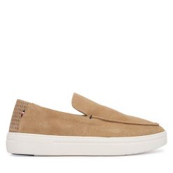 Lordsy Tommy Hilfiger. Brązowe mokasyny męskie Tommy Hilfiger. Za 529.99 zł.