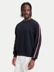 Tommy Hilfiger Bluza UM0UM03943 Granatowy Regular Fit. Niebieskie bluzy bez kaptura męskie Tommy Hilfiger, m, z bawełny. Za 369.99 zł.