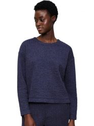 Triumph Bluza w kolorze granatowym rozmiar: 44. Niebieskie bluzy bez kaptura damskie Triumph, prążkowane. Za 74.11 zł.