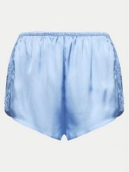 Hunkemöller Szorty piżamowe Satin 204994 Niebieski Regular Fit. Niebieskie piżamy damskie Hunkemöller, l, bez wzorów, z syntetyku, bez ramiączek. Za 69.99 zł.
