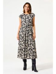 Garcia Top w kolorze kremowo-czarnym rozmiar: XL. Brązowe topy damskie Garcia, xl, bez wzorów, bez kołnierzyka. Za 105.38 zł.