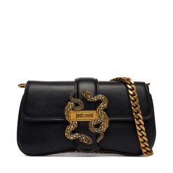 Torebka Just Cavalli. Czarne torebki klasyczne damskie Just Cavalli, bez wzorów, bez dodatków. Za 729.99 zł.