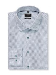 OLYMP Koszula "No 6" - Super Slim - w kolorze błękitnym rozmiar: 40. Niebieskie koszule męskie Olymp, bez wzorów, z bawełny, bez kołnierzyka, bez ramiączek. Za 122.38 zł.