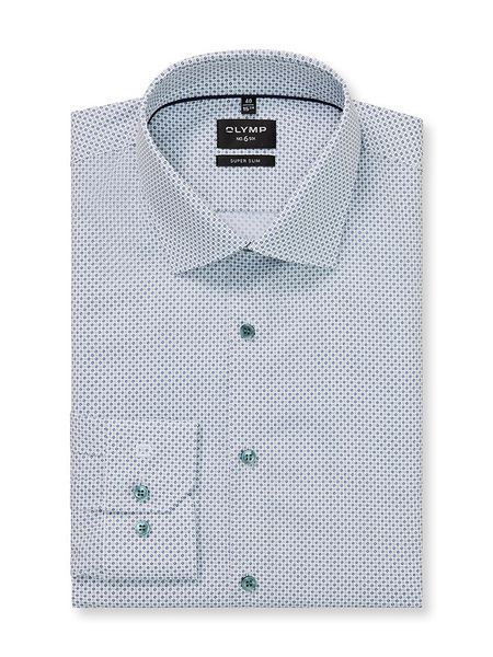 OLYMP Koszula "No 6" - Super Slim - w kolorze błękitnym rozmiar: 40. Niebieskie koszule męskie Olymp, bez wzorów, z bawełny, bez kołnierzyka, bez ramiączek. Za 122.38 zł.