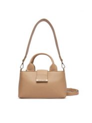 Valentino Torebka Dione Re VBS9U806 Beżowy. Brązowe torebki klasyczne damskie Valentino, bez wzorów, ze skóry, bez dodatków. Za 549.99 zł.