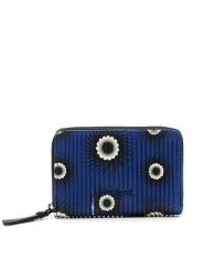 Desigual Portfel 23WAYP22 Niebieski. Niebieskie portfele damskie Desigual, bez wzorów, ze skóry. Za 129.99 zł.