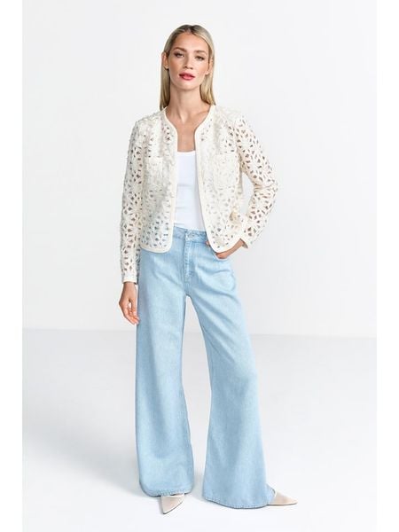 Rich & Royal Kardigan w kolorze kremowym rozmiar: 36. Brązowe kardigany damskie Rich & Royal, bez wzorów. Za 380.41 zł.