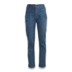 Spodnie Ande Yosemite Lady Damskie. Niebieskie spodnie materiałowe damskie Ande, bez wzorów, z denimu, sportowe. Za 285.99 zł.