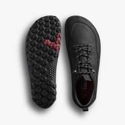 Buty damskie Vivobarefoot TRACKER LEATHER LOW WOMENS OBSIDIAN (209534-03). Czarne obuwie trekkingowe damskie VIVOBAREFOOT. Za 549.00 zł.
