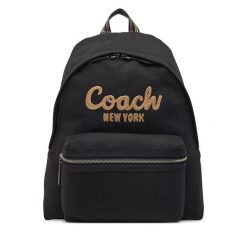 Plecak Coach. Czarne plecaki damskie Coach, bez wzorów. Za 749.99 zł.