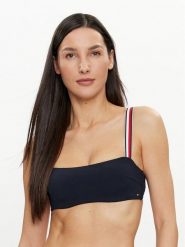 Tommy Hilfiger Góra od bikini UW0UW05291 Granatowy. Niebieskie bikini damskie Tommy Hilfiger, bez wzorów. Za 129.99 zł.