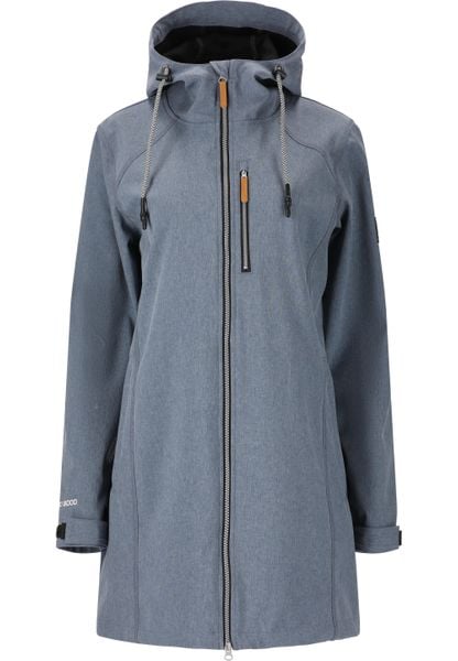 Damska wodoodporna kurtka softshell Whistler Thora. Niebieskie kurtki damskie WHISTLER, bez wzorów, z materiału, bez kaptura. Za 387.50 zł.