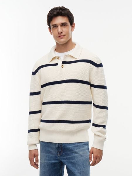 Tommy Hilfiger Swetry Mężczyźni Bawełna (100%) biały, XL. Białe swetry męskie Tommy Hilfiger, m, bez wzorów, z bawełny, bez kołnierzyka. Za 569.95 zł.