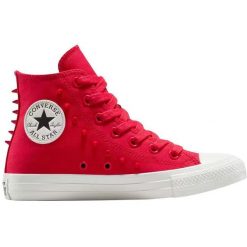 Buty sportowe Converse Chuck Taylor All Star. Czerwone buty sportowe na co dzień damskie Converse, bez wzorów. Za 490.00 zł.