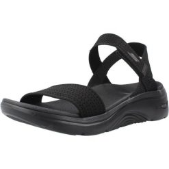 Sandały SKECHERS GO WALK ARCH FIT 2.0 Czarny. Czarne obuwie trekkingowe damskie Skechers. Za 281.99 zł.