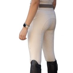 Damskie spodnie konkursowe o pełnej przyczepności Harry's Horse Eqs Ivory. Białe spodnie materiałowe damskie HARRYS HORSE, bez wzorów, sportowe. Za 467.50 zł.
