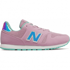 New Balance YR373M1. Buty sportowe dziewczęce New Balance, bez wzorów, z materiału, bez zapięcia. W wyprzedaży za 149.99 zł.