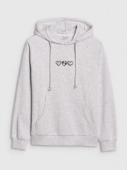 4F Bluza dresowa nierozpinana z kapturem damska - szara XXL. Szare bluzy z kapturem damskie 4f, xs, z bawełny. W wyprzedaży za 89.99 zł.