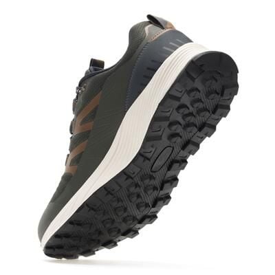 Męskie buty Ravika. Zielone buty sportowe na co dzień męskie Regatta, z poliesteru, bez zapięcia. Za 299.99 zł.