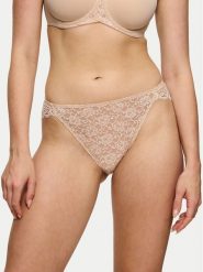 Triumph Figi klasyczne Amourette 10219109 Beżowy. Brązowe figi damskie Triumph, bez wzorów, z syntetyku. Za 69.99 zł.