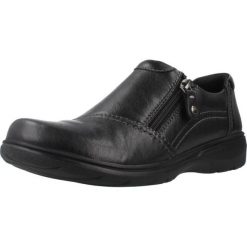 Buty CLARKS CARLEIGH RAY Czarny. Czarne obuwie trekkingowe damskie Clarks. Za 263.99 zł.