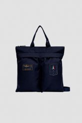 AERONAUTICA MILITARE Granatowa męska torba sportowa. Niebieskie torby podróżne męskie AERONAUTICA MILITARE. W wyprzedaży za 419.99 zł.