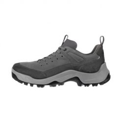 Buty trekkingowe męskie Ecco Offroad Lea Low. Szare buty trekkingowe męskie ECCO, z materiału, bez zapięcia, trekkingowe. Za 749.00 zł.
