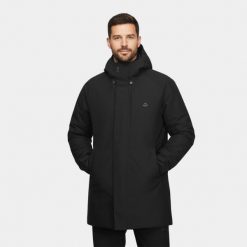 Płaszcz zimowy męski membrana Alpinus Multan. Czarne płaszcze męskie Alpinus, na zimę, l, bez wzorów, z materiału, klasyczne. Za 549.99 zł.
