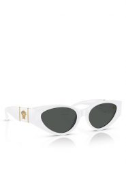 Versace Okulary przeciwsłoneczne 0VE4454 314/87 Biały. Białe okulary przeciwsłoneczne damskie Versace. Za 829.99 zł.