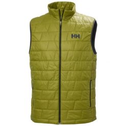 Kurtka puchowa bez rękawów Helly Hansen Lifaloft. Zielone kurtki męskie Helly Hansen, l, bez wzorów, z materiału, bez kaptura. Za 656.00 zł.