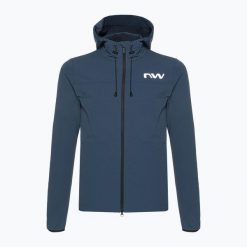 Kurtka rowerowa męska Northwave Rampage Lightshell. Niebieskie kurtki męskie Northwave, m, bez wzorów, z elastanu, sportowe, bez kaptura. Za 419.00 zł.