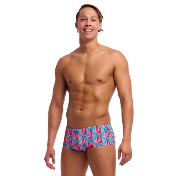 Kąpielówki męskie spodenki do pływania Funky Trunks Hummy Bunny. Niebieskie kąpielówki męskie FUNKY TRUNKS, m, bez wzorów, do pływania. Za 158.95 zł.