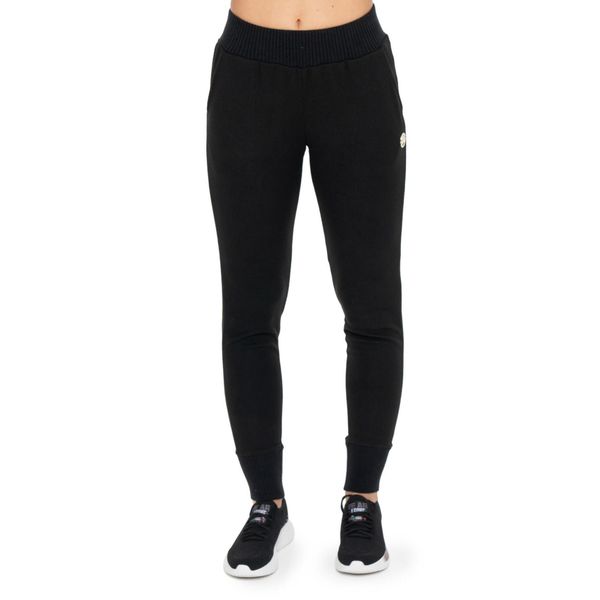 Wąż zimowy Leone 1947 Warm Touch Damen ze Strickeinsätzen. Czarne spodnie dresowe damskie LEONE 1947 APPAREL, na zimę, bez wzorów, z elastanu. W wyprzedaży za 144.93 zł.