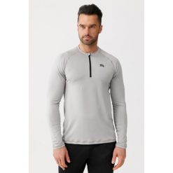 Koszulka do biegania męska Rough Radical Player szybkoschnąca z długim rękawem. Szare t-shirty sportowe męskie ROUGH RADICAL, m, bez ramiączek, do biegania. Za 97.44 zł.