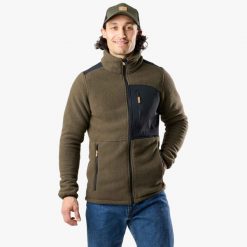 Bluza polarowa turystyka męska Swedemount Nordkap Pile Jacket. Białe bluzy bez kaptura męskie SWEDEMOUNT, m, z materiału. Za 399.99 zł.