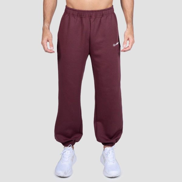 Spodnie męskie fitness oversize Relay Fig. Fioletowe spodnie sportowe męskie GYMBEAM, z bawełny. Za 138.90 zł.