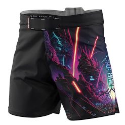 Spodenki Sportowe Męskie na trening i siłownię EXTREME HOBBY CYBER ANIMALS. Czarne szorty męskie EXTREME HOBBY, m, z elastanu, na fitness i siłownię. Za 229.00 zł.