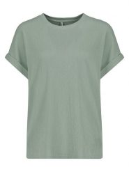 Sublevel Bluzka w kolorze khaki rozmiar: S. Brązowe bluzki damskie Sublevel, s, bez wzorów, bez kołnierzyka, bez ramiączek. Za 43.99 zł.