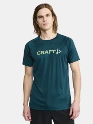 Craft Koszulka sportowa "Core Essence" w kolorze turkusowym rozmiar: M. Niebieskie t-shirty sportowe męskie Craft, m, bez ramiączek, outdoorowe. Za 46.95 zł.