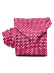 Andrew James Krawat wykonany z jedwabiu Mężczyźni Jedwab wyrazisty róż, ONE SIZE. Czerwone krawaty i muchy męskie Andrew James, bez wzorów, z jedwabiu, eleganckie. Za 119.95 zł.