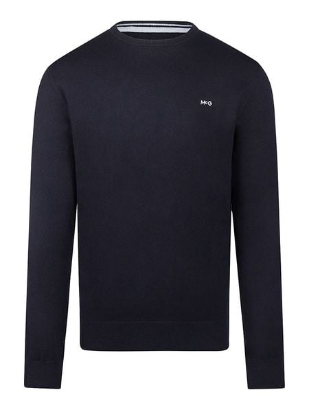 McGregor Sweter w kolorze granatowym rozmiar: XL. Niebieskie swetry męskie McGregor, xl, bez wzorów, z bawełny, bez kołnierzyka. Za 158.10 zł.