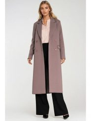 Nife Płaszcz przejściowy w kolorze szarobrązowym rozmiar: 40. Brązowe płaszcze damskie Nife, bez wzorów. Za 382.89 zł.