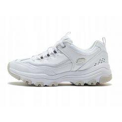 Buty damskie SKECHERS ICONIC 88888281-WSL sneakersy białe sportowe 37,5. Białe buty sportowe na co dzień damskie Skechers, bez wzorów. Za 187.07 zł.
